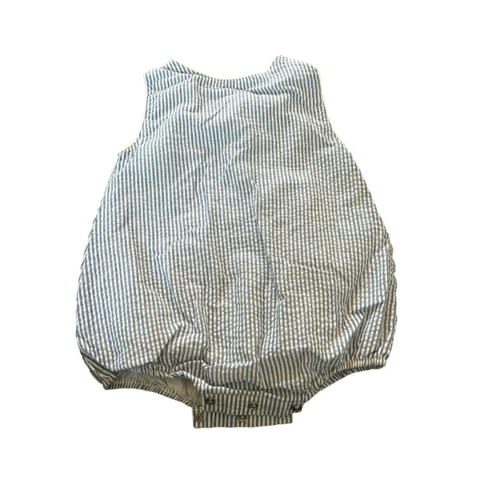 Lil Cactus Chicken Appliqué John John Romper Size 18-24M - Picture 5 of 5